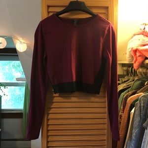 Forever 21 cropped long sleeve